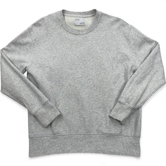 Colorful Standard Organic Cotton Gray Fleece Lined Sweatshirt Top Women's Small - Picture 1 of 9